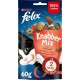 Felix Knabber Mix Original and Strandspaß (Beach Fun) Cat Snack with Various Varieties, Mixtray 2 x (8 x 60 g) Felix Knabber Mix Original and Strandspaß (Beach Fun) Cat Snack with Various Varieties, Mixtray 2 x (8 x 60 g)