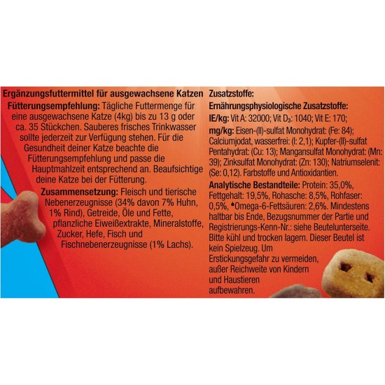 Felix Knabber Mix Original and Strandspaß (Beach Fun) Cat Snack with Various Varieties, Mixtray 2 x (8 x 60 g) Felix Knabber Mix Original and Strandspaß (Beach Fun) Cat Snack with Various Varieties, Mixtray 2 x (8 x 60 g)