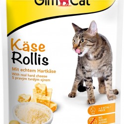 GimCat Cheese Rollis - Grain-Free and Vitamin-Rich Cat Snack with Real Hard Cheese - 1 Bag (1 x 425 g) GimCat Cheese Rollis - Grain-Free and Vitamin-Rich Cat Snack with Real Hard Cheese - 1 Bag (1 x 425 g)
