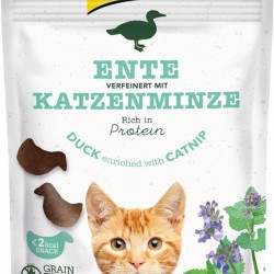 GimCat Crunchy Snacks Duck with Catnip - Crunchy and Protein Rich Cat Treats - 1 Bag (1 x 50 g) GimCat Crunchy Snacks Duck with Catnip - Crunchy and Protein Rich Cat Treats - 1 Bag (1 x 50 g)