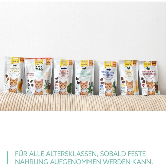 GimCat Crunchy Snacks Duck with Catnip - Crunchy and Protein Rich Cat Treats - 1 Bag (1 x 50 g) GimCat Crunchy Snacks Duck with Catnip - Crunchy and Protein Rich Cat Treats - 1 Bag (1 x 50 g)