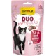 GimCat Duo Soft Snacks with Beef with Cheese - Visible Combination of Two Delicious Flavours - 1 Bag (1 x 50 g) GimCat Duo Soft Snacks with Beef with Cheese - Visible Combination of Two Delicious Flavours - 1 Bag (1 x 50 g)