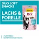 GimCat Duo Soft Snacks with Beef with Cheese - Visible Combination of Two Delicious Flavours - 1 Bag (1 x 50 g) GimCat Duo Soft Snacks with Beef with Cheese - Visible Combination of Two Delicious Flavours - 1 Bag (1 x 50 g)
