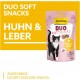 GimCat Duo Soft Snacks with Beef with Cheese - Visible Combination of Two Delicious Flavours - 1 Bag (1 x 50 g) GimCat Duo Soft Snacks with Beef with Cheese - Visible Combination of Two Delicious Flavours - 1 Bag (1 x 50 g)