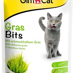 GimCat Gras Bits - Grain-Free and Vitamin-Rich Cat Snack with Real Grass - 1 Bag (1 x 425 g) GimCat Gras Bits - Grain-Free and Vitamin-Rich Cat Snack with Real Grass - 1 Bag (1 x 425 g)