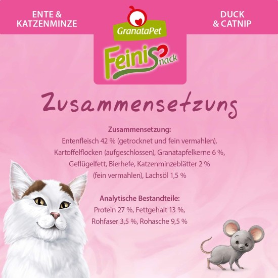 Gran Atapet Feinis Snack Duck and Catnip Cream 50 g Gran Atapet Feinis Snack Duck and Catnip Cream 50 g