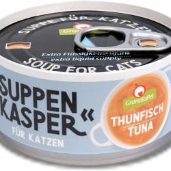 GranataPet Suppenkasper Tuna, 12 x 70 g, Snack for Cats, Treats for Extra Hydration, Soup Against Small Hunger, Cat Food without Grains and No Added Sugar GranataPet Suppenkasper Tuna, 12 x 70 g, Snack for Cats, Treats for Extra Hydration, Soup Against Small Hunger, Cat Food without Grains and No Added Sugar