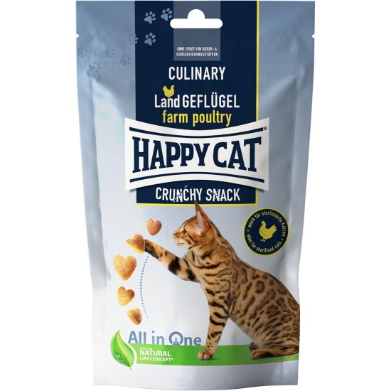 Happy Cat Culinary Crunchy Snack Country Poultry 10 x 70 g Happy Cat Culinary Crunchy Snack Country Poultry 10 x 70 g