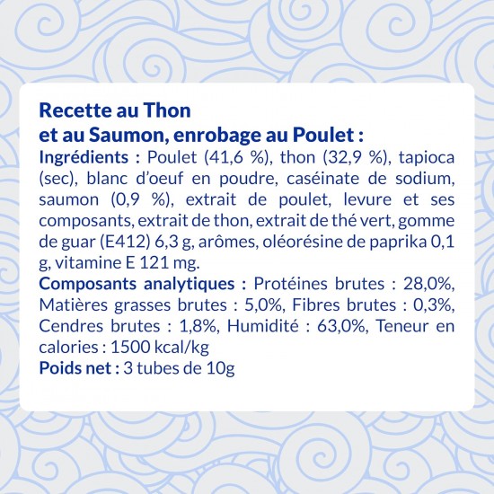 INABA Churu Bites No By-Products with 40% Chicken Meat and 32% Tuna Cat Treats Grain Free, Sugar Free, Perfect for Hiding Tablet Cat Treats 30 g (Pack of 1) INABA Churu Bites No By-Products with 40% Chicken Meat and 32% Tuna Cat Treats Grain Free, Sugar Free, Perfect for Hiding Tablet Cat Treats 30 g (Pack of 1)