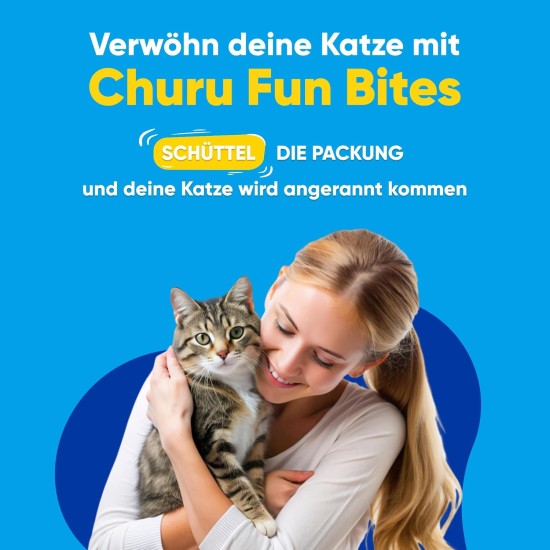 INABA Churu Bites Rich in Chicken and Tuna Cat Treats | Grain Free, Sugar Free, No Artificial Flavours Cat Snacks | Perfect to Hide Medicine 30 g (Pack of 1) INABA Churu Bites Rich in Chicken and Tuna Cat Treats | Grain Free, Sugar Free, No Artificial Flavours Cat Snacks | Perfect to Hide Medicine 30 g (Pack of 1)