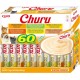 INABA Churu Cat Treats, No By-Products, Creamy Snack, Variety Box with Tuna, Grain-Free, Sugar-Free, Low Calorie, 100% Natural Meat, Premium Cat Treats from Japan