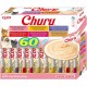 INABA Churu Cat Treats, No By-Products, Creamy Snack, Variety Box with Tuna, Grain-Free, Sugar-Free, Low Calorie, 100% Natural Meat, Premium Cat Treats from Japan