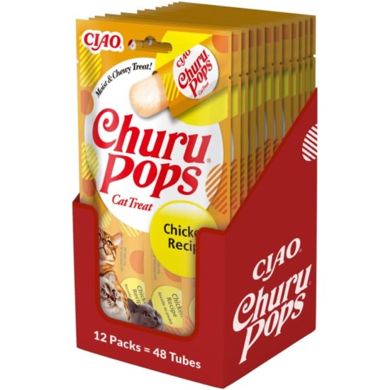 INABA Churu Fun Bites No By-Products Cat Treats, High-Quality Proteins with 56% Chicken, Grain-Free, Sugar-Free Cat Treats, Cat Treats in Small Appetizes, 96 g (Pack of 1) INABA Churu Fun Bites No By-Products Cat Treats, High-Quality Proteins with 56% Chicken, Grain-Free, Sugar-Free Cat Treats, Cat Treats in Small Appetizes, 96 g (Pack of 1)