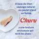 INABA Churu Puree Cat Snacks - Cat Paste for Feeding from the Hand - Cat Sticks with Tuna & Cheese - 4 Sticks x 14 g