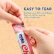 INABA Churu Puree Cat Snacks - Cat Paste for Feeding from the Hand - Cat Sticks with Tuna & Cheese - 4 Sticks x 14 g
