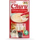 INABA Churu Puree Cat Snacks - Cat Paste for Feeding from the Hand - Cat Sticks with Tuna & Clam - 4 Sticks x 14 g INABA Churu Puree Cat Snacks - Cat Paste for Feeding from the Hand - Cat Sticks with Tuna & Clam - 4 Sticks x 14 g