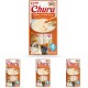 INABA Churu Puree Cat Snacks - Cat Paste for Feeding from the Hand - Cat Sticks with Tuna & Clam - 4 Sticks x 14 g INABA Churu Puree Cat Snacks - Cat Paste for Feeding from the Hand - Cat Sticks with Tuna & Clam - 4 Sticks x 14 g