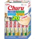INABA Churu Puree Multipack - Total 20 Tubes: 5x Chicken with Cheese, 5x Chicken with Beef, 5x Chicken with Cheese & Beef and 5x Chicken with Salmon INABA Churu Puree Multipack - Total 20 Tubes: 5x Chicken with Cheese, 5x Chicken with Beef, 5x Chicken with Cheese & Beef and 5x Chicken with Salmon