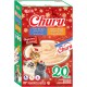 INABA Churu Puree Multipack - Total 20 Tubes: 5x Chicken with Cheese, 5x Chicken with Beef, 5x Chicken with Cheese & Beef and 5x Chicken with Salmon INABA Churu Puree Multipack - Total 20 Tubes: 5x Chicken with Cheese, 5x Chicken with Beef, 5x Chicken with Cheese & Beef and 5x Chicken with Salmon