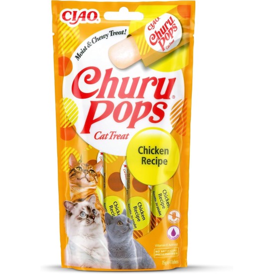 INABA Churu Rolls Rich in Chicken and Tuna Cat Treats | Grain-Free, Sugar Free, No Artificial Flavours Cat Snacks 40 g (Pack of 1) INABA Churu Rolls Rich in Chicken and Tuna Cat Treats | Grain-Free, Sugar Free, No Artificial Flavours Cat Snacks 40 g (Pack of 1)