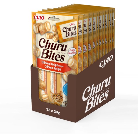 INABA Churu Rolls Rich in Chicken and Tuna Cat Treats | Grain-Free, Sugar Free, No Artificial Flavours Cat Snacks 40 g (Pack of 1) INABA Churu Rolls Rich in Chicken and Tuna Cat Treats | Grain-Free, Sugar Free, No Artificial Flavours Cat Snacks 40 g (Pack of 1)
