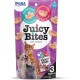 INABA Juicy Bites Cat Treats - Nibble Bags with Juicy Core in Funny Shapes - Mouth Size Cat Snacks in 2 Flavours - Chicken & Tuna 3 x 11 g INABA Juicy Bites Cat Treats - Nibble Bags with Juicy Core in Funny Shapes - Mouth Size Cat Snacks in 2 Flavours - Chicken & Tuna 3 x 11 g