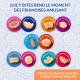 INABA Juicy Bites Cat Treats - Nibble Bags with Juicy Core in Funny Shapes - Mouth Size Cat Snacks in 2 Flavours - Chicken & Tuna 3 x 11 g INABA Juicy Bites Cat Treats - Nibble Bags with Juicy Core in Funny Shapes - Mouth Size Cat Snacks in 2 Flavours - Chicken & Tuna 3 x 11 g