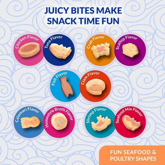 INABA Juicy Bites Rich in Chicken and Tuna Cat Treats, 98% Chicken Meat, 29% Protein, Grain Free, No Sugar, No By-Products, Premium Cat Treats from Japan, 33.9 g (Pack of 1) INABA Juicy Bites Rich in Chicken and Tuna Cat Treats, 98% Chicken Meat, 29% Protein, Grain Free, No Sugar, No By-Products, Premium Cat Treats from Japan, 33.9 g (Pack of 1)