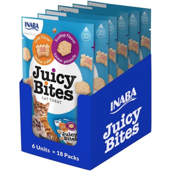 INABA Juicy Bites Rich in Chicken and Tuna Cat Treats, 98% Chicken Meat, 29% Protein, Grain Free, No Sugar, No By-Products, Premium Cat Treats from Japan, 33.9 g (Pack of 1) INABA Juicy Bites Rich in Chicken and Tuna Cat Treats, 98% Chicken Meat, 29% Protein, Grain Free, No Sugar, No By-Products, Premium Cat Treats from Japan, 33.9 g (Pack of 1)