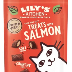 Lily's Kitchen Treat Pack for Adult Cats Comm'her Kittens with Salmon Grain-Free Formula 10 x 60 g Lily's Kitchen Treat Pack for Adult Cats Comm'her Kittens with Salmon Grain-Free Formula 10 x 60 g