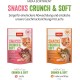 MERA Crunch & Soft with Salmon, 200 g Delicious Cat Treats, Nutritious Cat Snack Full of Vitamins and Minerals, Crisky Cushion with Creamy Filling MERA Crunch & Soft with Salmon, 200 g Delicious Cat Treats, Nutritious Cat Snack Full of Vitamins and Minerals, Crisky Cushion with Creamy Filling
