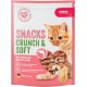 MERA Crunch & Soft with Salmon, 200 g Delicious Cat Treats, Nutritious Cat Snack Full of Vitamins and Minerals, Crisky Cushion with Creamy Filling MERA Crunch & Soft with Salmon, 200 g Delicious Cat Treats, Nutritious Cat Snack Full of Vitamins and Minerals, Crisky Cushion with Creamy Filling
