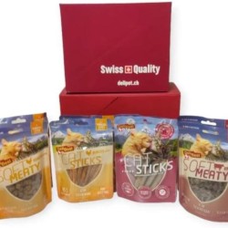Mixpaket II Katzensnacks 600g I 2x Soft Meatys und 2x Cat Sticks Mixpaket II Katzensnacks 600g I 2x Soft Meatys und 2x Cat Sticks
