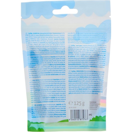MjAMjAM Premium Cat Snack, Snack Bag, Juicy Chicken, Pack of 1 (1 x 125 g), Natural, No Synthetic Preservatives MjAMjAM Premium Cat Snack, Snack Bag, Juicy Chicken, Pack of 1 (1 x 125 g), Natural, No Synthetic Preservatives