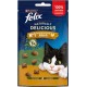 Purina Felix Naturally Delicious Snacks, Treats for Cats with Chicken, 8 Bags of 50 g Purina Felix Naturally Delicious Snacks, Treats for Cats with Chicken, 8 Bags of 50 g