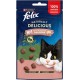 Purina Felix Naturally Delicious Snacks for Cats with Salmon 8 Bags of 50 g Purina Felix Naturally Delicious Snacks for Cats with Salmon 8 Bags of 50 g