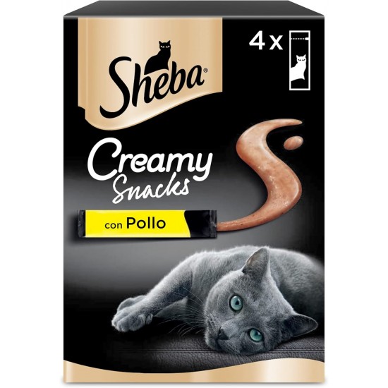 Sheba Creamy Snacks Chicken, Creamy Cat Snacks, 11 Packs of 4 Snacks (44 Snacks Total) Sheba Creamy Snacks Chicken, Creamy Cat Snacks, 11 Packs of 4 Snacks (44 Snacks Total)