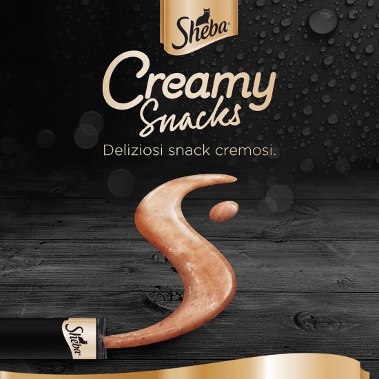 Sheba Creamy Snacks Chicken, Creamy Cat Snacks, 11 Packs of 4 Snacks (44 Snacks Total) Sheba Creamy Snacks Chicken, Creamy Cat Snacks, 11 Packs of 4 Snacks (44 Snacks Total)