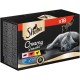 Sheba Creamy Snacks, creamy cat treats with 3 flavours, 6 bags each, 18 x 12 g