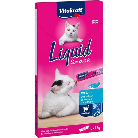 Vitakraft Cat Liquid Snack (Flavour: Omega 3) Vitakraft Cat Liquid Snack (Flavour: Omega 3)