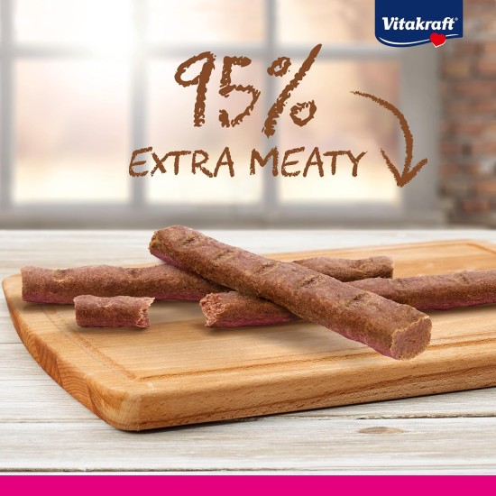 Vitakraft Cat Stick Classic, Cat Treat, Meaty Stick, with Poultry and Liver, Storage Size, No Added Sugar (10 x 36 g) Vitakraft Cat Stick Classic, Cat Treat, Meaty Stick, with Poultry and Liver, Storage Size, No Added Sugar (10 x 36 g)