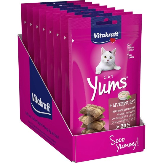 Vitakraft Cat Yums Chicken/Catnip 40 g - Pack of 9 Vitakraft Cat Yums Chicken/Catnip 40 g - Pack of 9