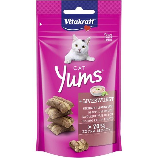 Vitakraft Cat Yums Chicken/Catnip 40 g - Pack of 9 Vitakraft Cat Yums Chicken/Catnip 40 g - Pack of 9