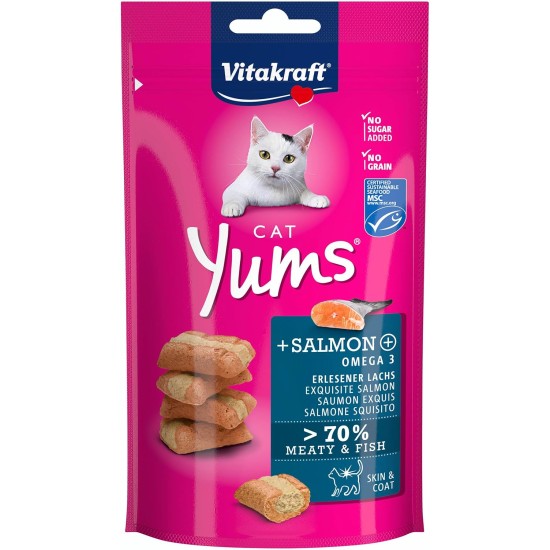 Vitakraft Cat Yums Salmon, 9-pack (9x40g) Vitakraft Cat Yums Salmon, 9-pack (9x40g)