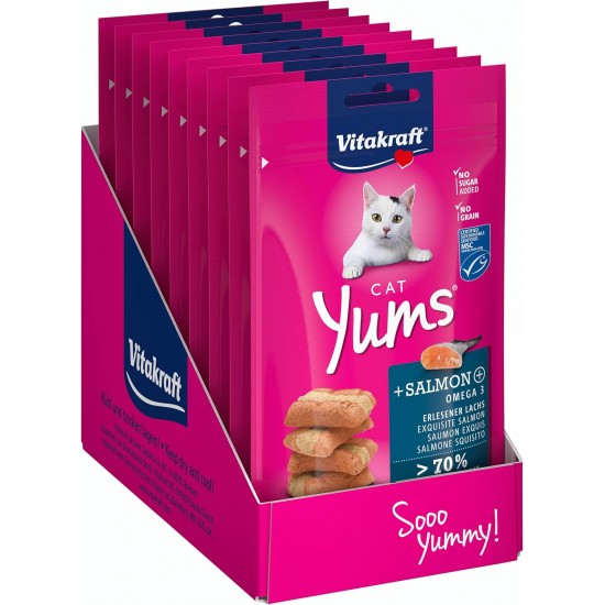 Vitakraft Cat Yums Salmon, 9-pack (9x40g) Vitakraft Cat Yums Salmon, 9-pack (9x40g)