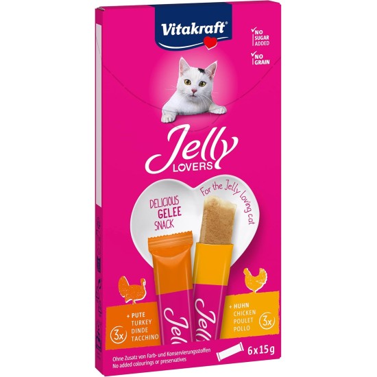 Vitakraft Jelly Lovers MP Chicken/Turkey 11 x (6 x 15 g) Vitakraft Jelly Lovers MP Chicken/Turkey 11 x (6 x 15 g)