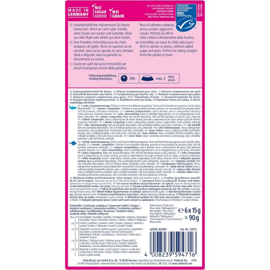 Vitakraft Jelly Lovers MP Chicken/Turkey 11 x (6 x 15 g) Vitakraft Jelly Lovers MP Chicken/Turkey 11 x (6 x 15 g)