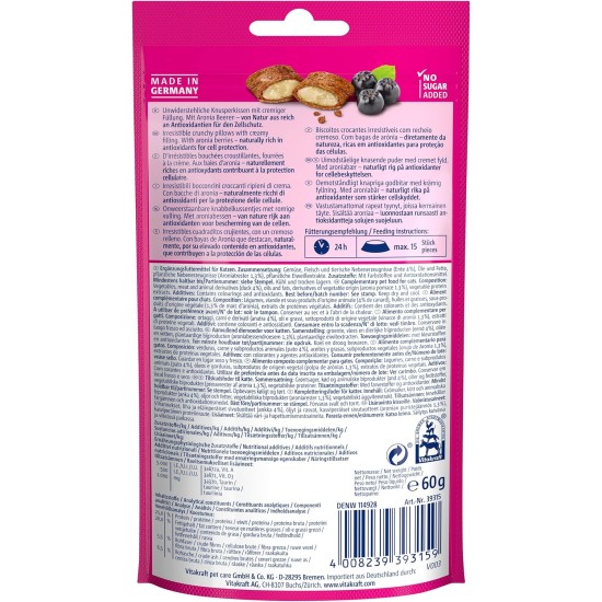 Vitakraft crunchy cubes cat snack Vitakraft crunchy cubes cat snack