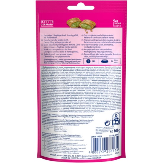 Vitakraft crunchy cubes cat snack Vitakraft crunchy cubes cat snack