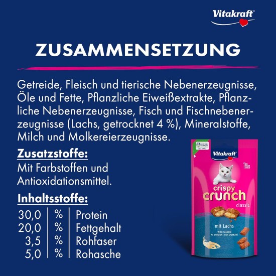 Vitakraft crunchy cubes cat snack Vitakraft crunchy cubes cat snack